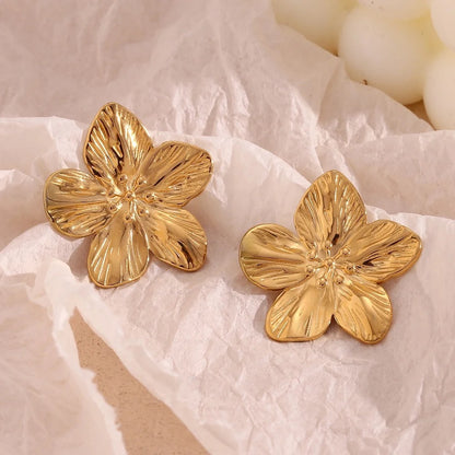 Flower Statement Studs