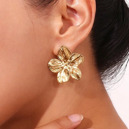 Flower Statement Studs