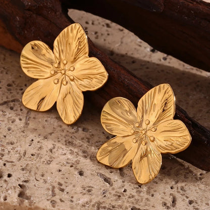 Flower Statement Studs