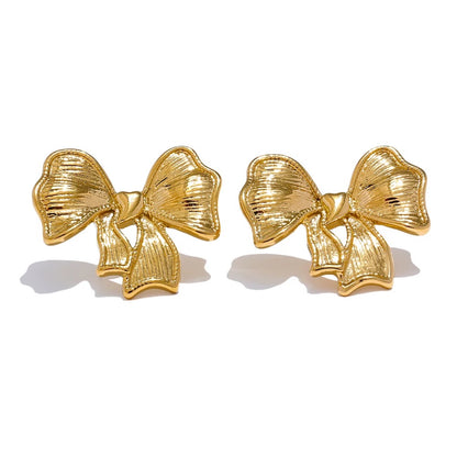 Textured Bow Studs