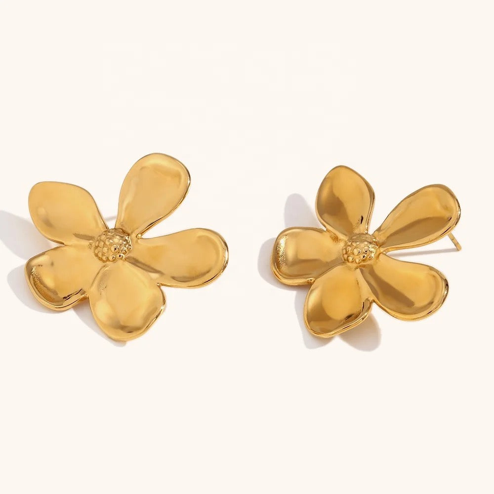 Flower Statement Studs